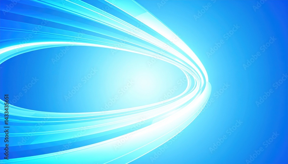 Poster dynamic light waves abstract digital space visual art futuristic environment aerial view energy conc