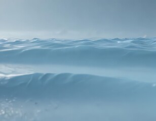 Subtle light blue gradient, soft waves implied ,  serenity,  illustration