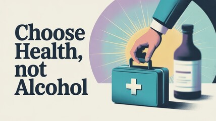 Choose health by prioritizing wellness over alcohol for a better future and improved quality of life. Pharmacists Declare War on Alcoholism Month