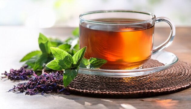 mesona black herbal tea