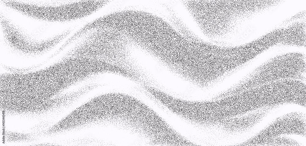 Poster Halftone overlay texture resembling water with wavy patterns for design and art projects