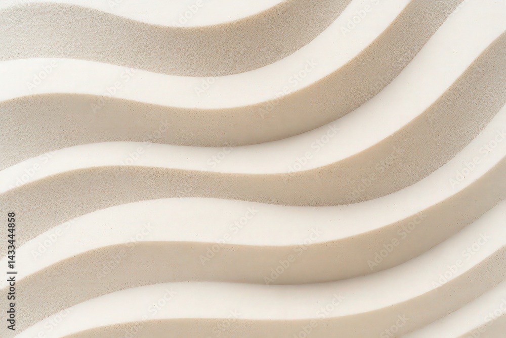 Poster Close-up view of a textured, undulating surface.