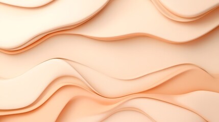 Obraz premium Abstract Peach Wave Background. (1)
