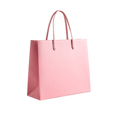 Pink tote bag, shopping bag, fashion accessory
