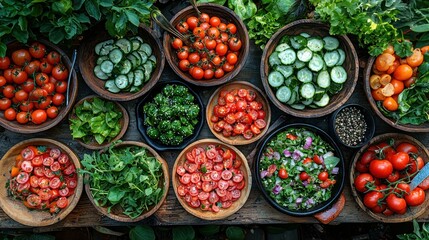 Vibrant Vegetable Bowls: A Feast for the Eyes and Palate