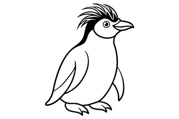 Rockhopper Sketch Vector