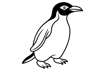 Rockhopper Sketch Vector
