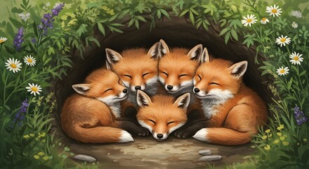 Obraz premium squirrel on the grass