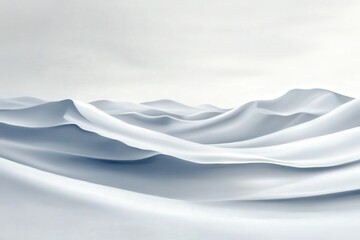 Fototapeta premium Frozen, sculpted landscape, a breathtaking winter scene.