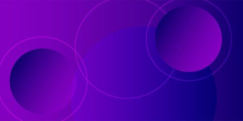 Minimal geometric background. Purple elements with fluid gradient. Dynamic shapes composition. modern vector background