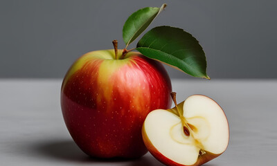 red and yellow apples