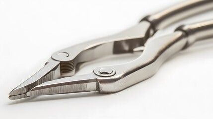 Surgical forceps with closeup, and sterile. (1)