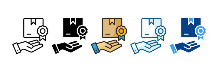 Warranty Management Icon Set Multiple Style Collection