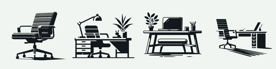 Fototapeta premium A Office bench. Stationary graphic design. Workplace seating option commercial reception zone rest interior relaxation furniture.