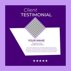 Professional Testimonial Design Template, Creative Testimonial Design Template, Modern Testimonial Design Template, Unique Testimonial Design Template 