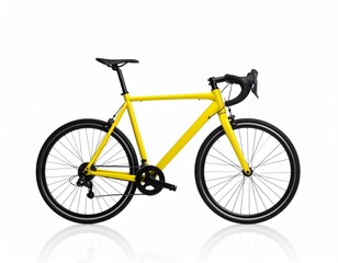 bicycle isolated on white background