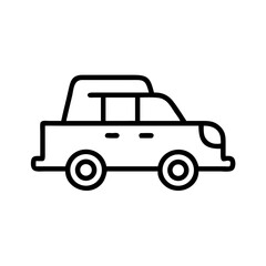 Beach Car Ride Icon Design