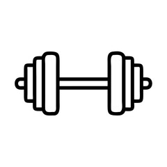 dumbbell isolated on white background