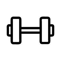 Dumbbell Gym Equipment Icon Design