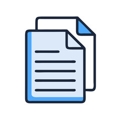 File Document with Financial Sheet Icon Design