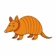 vector illustration of a squirrel