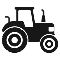  Tractor silhouette icon