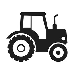  Tractor silhouette icon