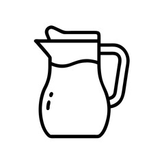 Juice Jug Refreshment Icon Design