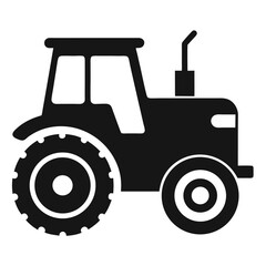  Tractor silhouette icon