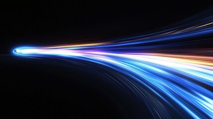 Abstract Speed Lines of Light