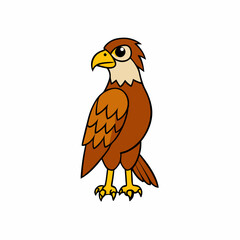 vector illustration of an eagle