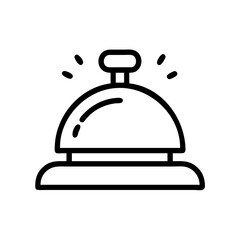 Reception Bell Service Icon Design