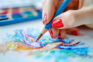 Vibrant studio for creative learning and idea generation through drawing and artistic expression