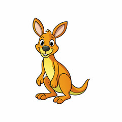 kangaroo cartoon illustration