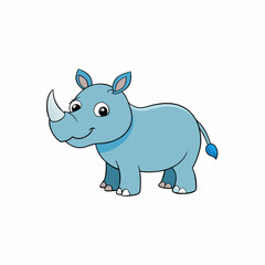 cartoon rhino cartoon