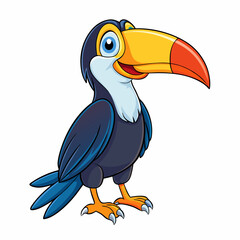 toucan isolated on white