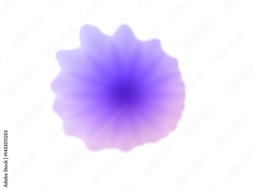 Poster abstract purple gradient design on a transparent isolated background