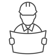 Engineer  Icon Element For Design