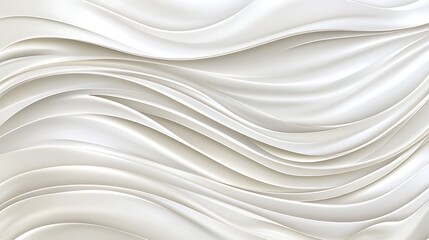 Obraz premium Abstract White Wave Background. (8)