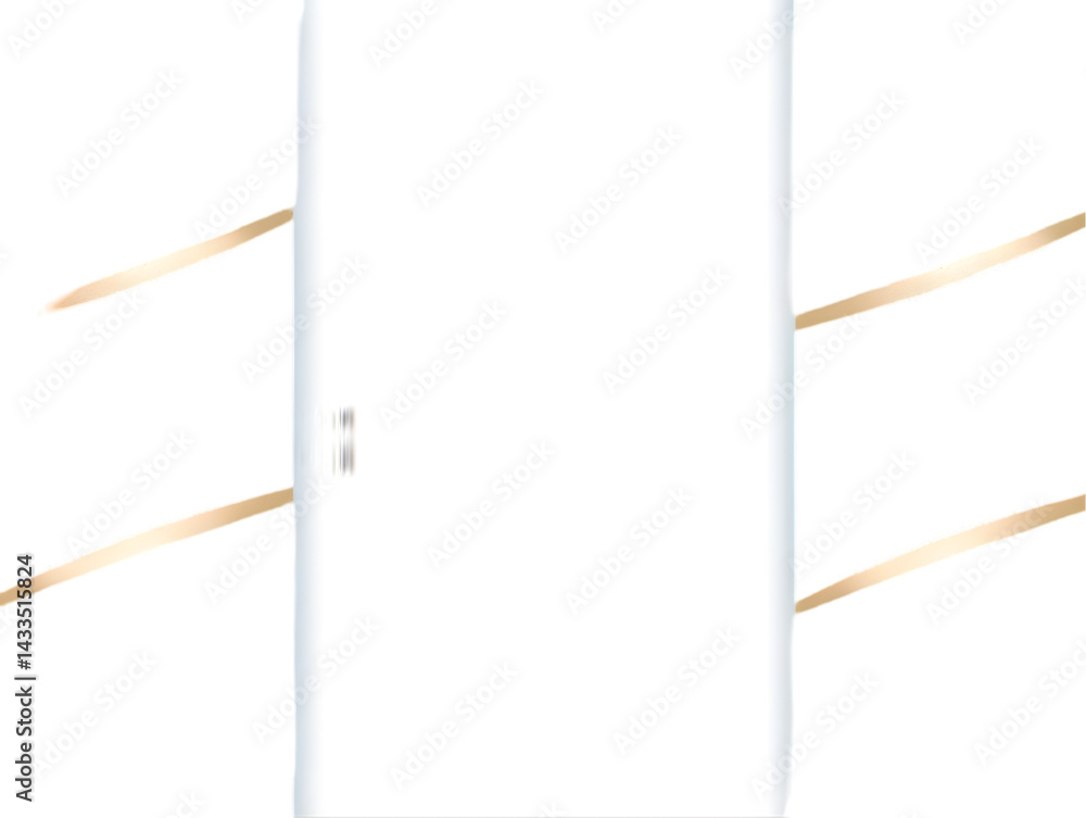 Poster abstract white geometric background with gold lines frame elements