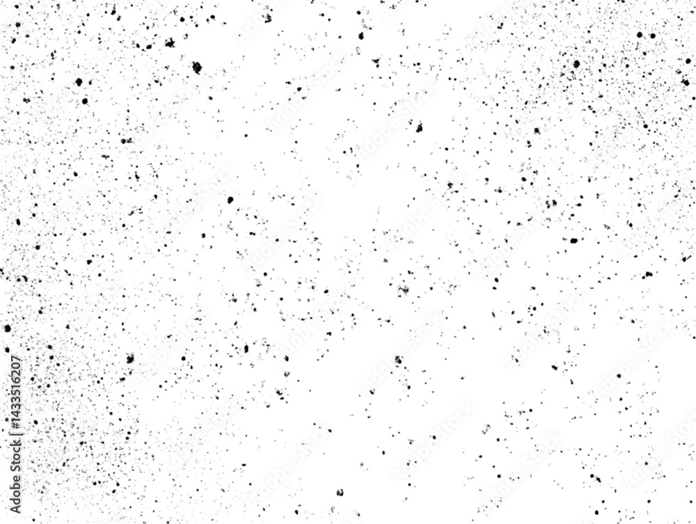 Poster abstract white particle texture on black background isolated design