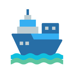 Shipping Vessel Icon Design
