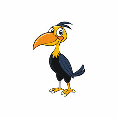 illustration of a cartoon bird