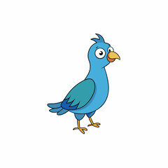 blue bird on a branch