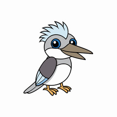 cartoon bird with a big smile