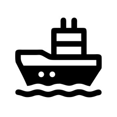 Shipping Vessel Icon Design