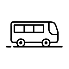 Shuttle Bus for Guests Icon Design