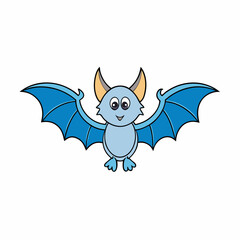 cartoon, animal, illustration, vector, fish, cute, bat, monster, funny, halloween, fun, sea, art, design, mammal, cat, happy, character, kitten, fly, nature, shark, toy, vampire, drawing