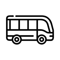Shuttle Bus for Guests Icon Design