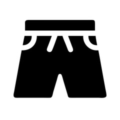 Swim Shorts for Beach Icon Design